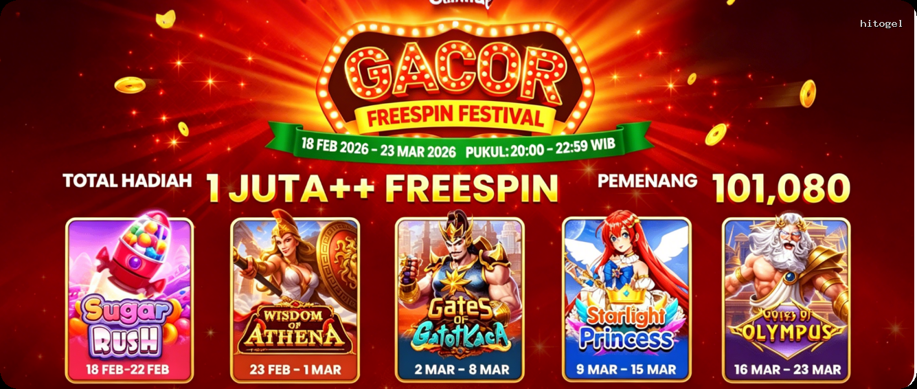Login hitogel Sekarang Bonus Melimpah